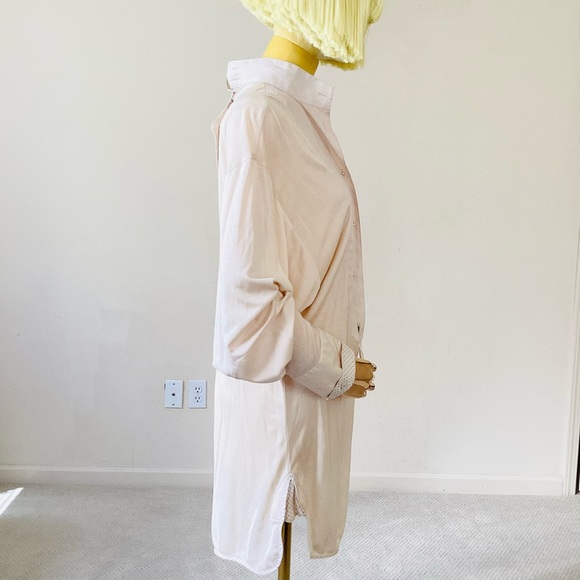 Stella McCartney Vintage Rare Runway Neutral Beige Tunic Top SZ 2/38 - Picture 2 of 14